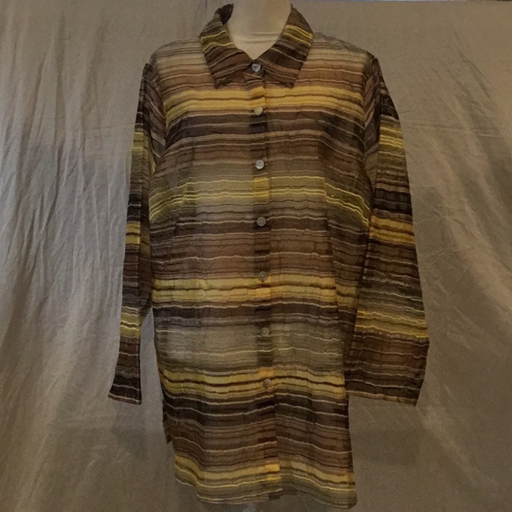 women’s brand new see through colored shirt